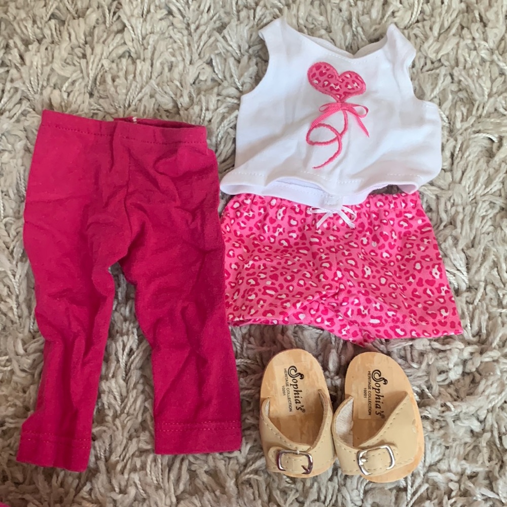 18 inch doll clothes set